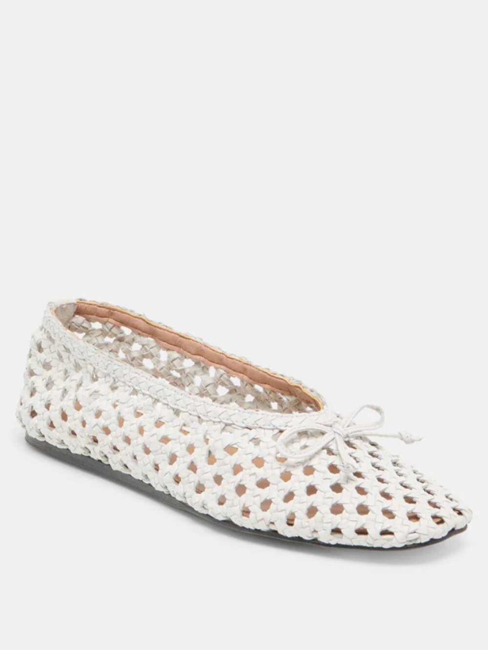 Dolce Vita Edda Ballet Flats Bone - Woven Leather (For Women)